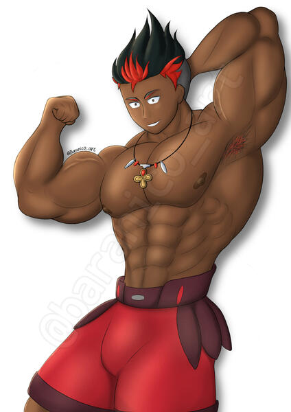 Kiawe from Pokemon